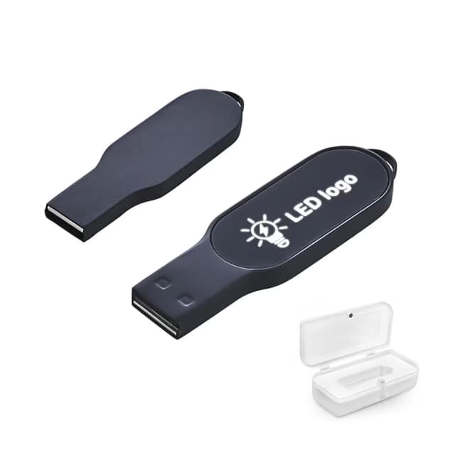 F-205-32 32 GB Işıklı Usb Bellek - Siyah / 32 GB