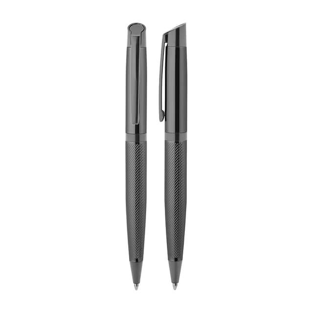 Metal Tükenmez Kalem - Füme- Klips