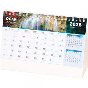 Şelale Masa Takvimi ( 20 x 14 x 7 cm )