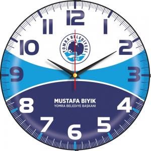 Bombe Cam Duvar Saati ( Ø 30 cm )